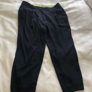 Wilfred 100% Silk Black Trouser